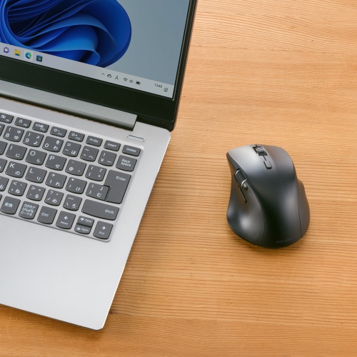 Bluetoothマウス（横スクロール・サイドホイール・乾電池式・マルチペアリング・静音・ワイヤレス・DPI切替・ブラック） MA-BBS523BK サンワサプライ