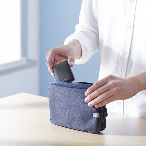 マウス（小型・Bluetooth・静音・5ボタン・戻る/進むボタン・ホイール・スライドカバー・持ち運び・コンパクト・モバイル・急速充電式・スリム・軽量・グレー）