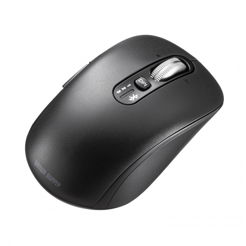 ワイヤレスマウス（チルトホイール・高速スクロール・Bluetooth・無線・静音・5ボタン・ブルーLED・マルチペアリング・カウント切り替え・左右スクロール・Mac対応・戻る・進む）