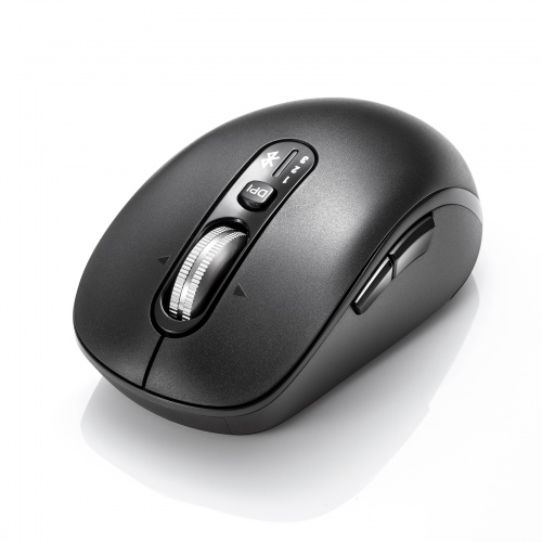 ワイヤレスマウス（チルトホイール・高速スクロール・Bluetooth・無線・静音・5ボタン・ブルーLED・マルチペアリング・カウント切り替え・左右スクロール・Mac対応・戻る・進む）