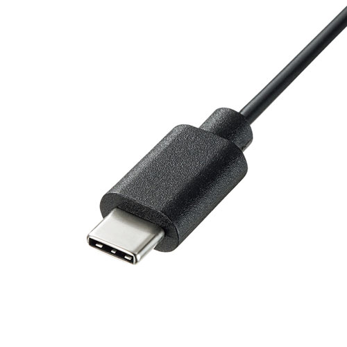 マウス(有線・ブルーLED・Type-C・中型・5ボタン・戻る/進むボタン搭載・iPhone15・iPhone15plus・ブラック・ドライバ不要) MA-BLC180BK サンワサプライ