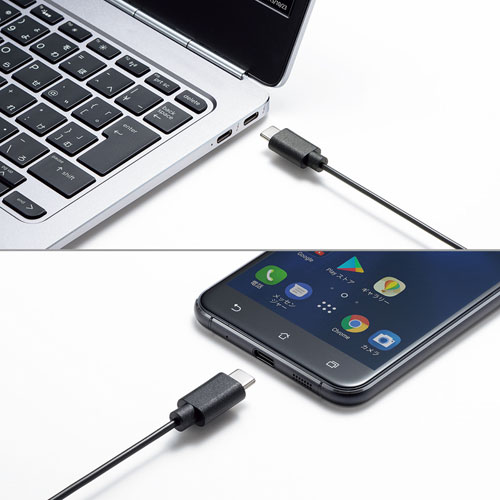 マウス(有線・ブルーLED・Type-C・中型・5ボタン・戻る/進むボタン搭載・iPhone15・iPhone15plus・ブラック・ドライバ不要) MA-BLC180BK サンワサプライ