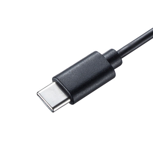 マウス（有線・Type-C接続・ブルーLED・中型・ドライバ不要・iPhone15・iPhone15plus・ブラック） MA-BLC194BK サンワサプライ