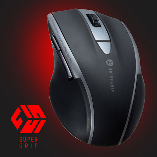 ワイヤレスマウス(Bluetooth・充電式・おすすめ・おしゃれ・人気・静音・ブルーLED・5ボタン・中型・ブラック） MA-BTBL167BK サンワサプライ