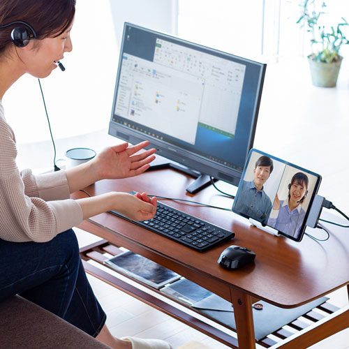 Bluetoothマウス(無線・Bluetooth3.0・ブルーLED・3ボタン・DPI切替・左右対称・電池式・中型・iPadOS対応・iOS14対応・ブラック・サンワサプライ)