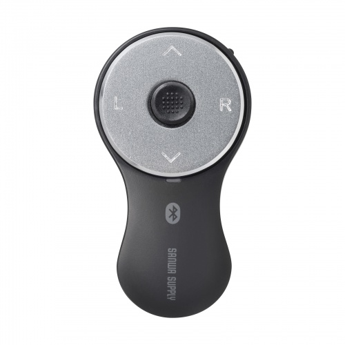 リングマウス（スティック搭載・Bluetooth接続・5ボタン・USB充電式・フィンガーマウス・マット・ブラック） MA-BTRING3BK サンワサプライ