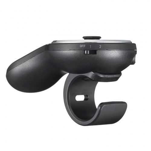 リングマウス（サイドホイール搭載・Bluetooth接続・5ボタン・USB Type-C充電式・スワイプ操作・スティック操作・フィンガーマウス・スマホ・マット・ブラック）