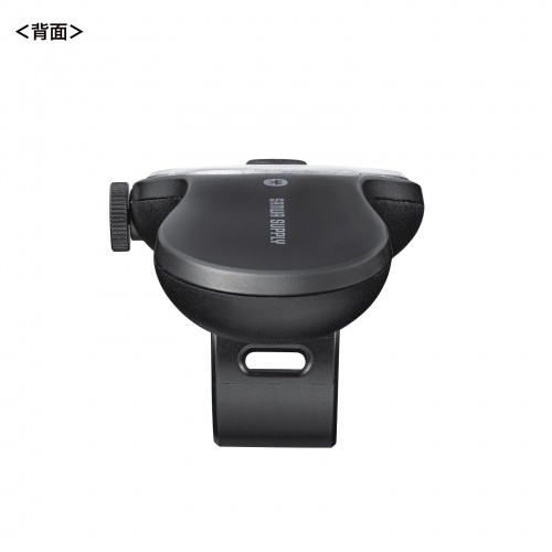 リングマウス（サイドホイール搭載・Bluetooth接続・5ボタン・USB Type-C充電式・スワイプ操作・スティック操作・フィンガーマウス・スマホ・マット・ブラック）