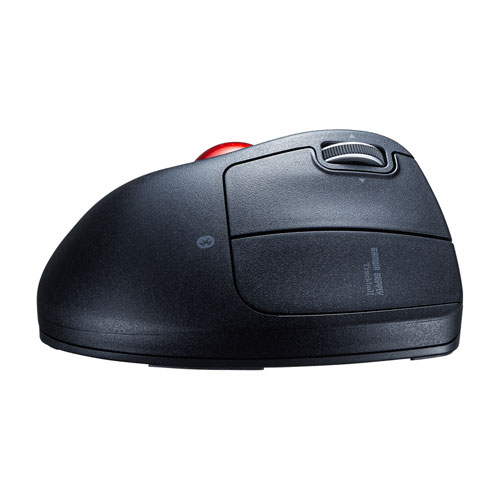 ワイヤレスマウス(Bluetooth・電池式・おすすめ・おしゃれ・人気・エルゴノミクス・トラックボール・マルチペアリング・静音・5ボタン・ブラック） MA-BTTB179BK サンワサプライ