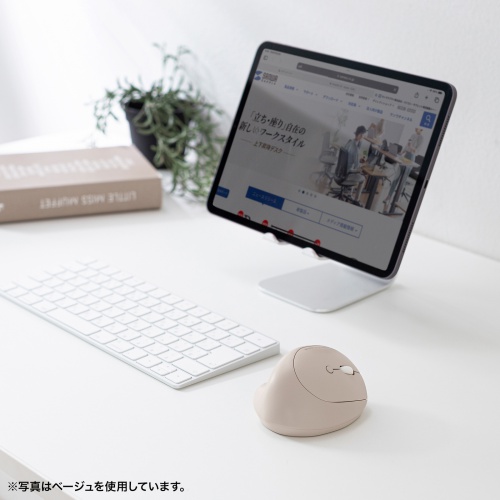 ワイヤレスマウス（Bluetooth・小型・エルゴノミクス・静音・5ボタン・戻る/進むボタン搭載・DPI切替・マルチペアリング・3台・ブルーLED・FREEROシリーズ・ブルー）