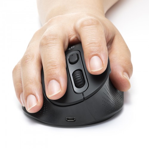 ワイヤレスマウス(Bluetooth・充電式・おすすめ・おしゃれ・人気・エルゴノミクス・タイプC・5ボタン） MA-ERGBT24 サンワサプライ