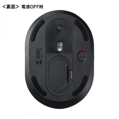 ワイヤレスマウス(Bluetooth・充電式・おすすめ・おしゃれ・人気・エルゴノミクス・タイプC・5ボタン） MA-ERGBT24 サンワサプライ