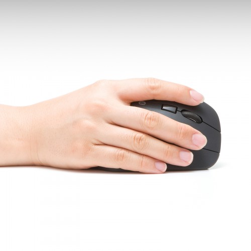 ワイヤレスマウス(Bluetooth・電池式・おすすめ・おしゃれ・人気・エルゴノミクス・抗菌・静音・大型サイズ） MA-ERGBTK11 サンワサプライ