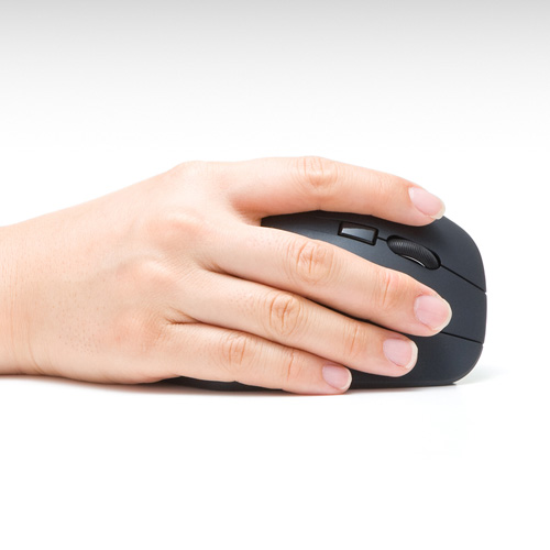 エルゴマウス(ワイヤレス・腱鞘炎防止・ブルーLED・6ボタン)