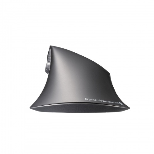 エルゴノミクスマウス（Bluetooth ＆ USB Aワイヤレス・5ボタン・静音・USB-C急速充電・高め・腱鞘炎防止・エルゴ・ブラック）