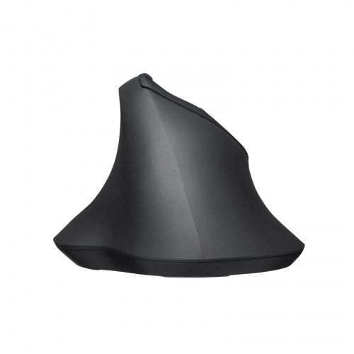 静音ワイヤレスマウス（エルゴノミクス・2.4GHzワイヤレス・USB A・ブルーLED・5ボタン・単三電池）MA-EWBS513BK