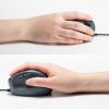 有線マウス（USB・小型・エルゴノミクス・静音・5ボタン・戻る/進むボタン搭載・Win/Mac対応・DPI切替・ブルーLED・FREEROシリーズ・ブラック）