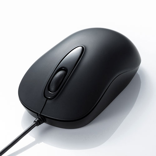 有線マウス(USB接続・レーザー・ブラック)