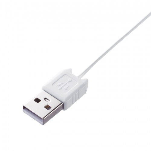 抗菌 巻取り式マウス（静音・有線・ブルーLED・3ボタン・USB A接続・ホワイト）MA-MBSK315W