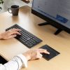 タッチパッド（Bluetooth・振動機能・USB・トラックパッド・ワイヤレス・薄型・高精度・スクリーンキーボード・ジェスチャー機能・Windows専用・7インチ・Lサイズ・ガンメタ）