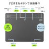 タッチパッド（Bluetooth・振動機能・USB・トラックパッド・ワイヤレス・薄型・高精度・スクリーンキーボード・ジェスチャー機能・Windows専用・7インチ・Lサイズ・ガンメタ）