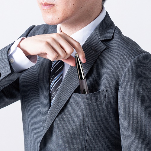 Bluetoothペン型マウス（ペンマウス・充電式・800/1200/1600カウント・左手対応・タッチペン・スタンド付き・FPSゲーム）MA-PBB317DS