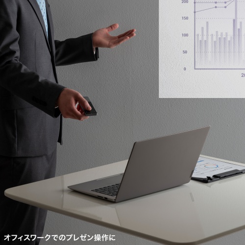 Bluetoothタッチパッド（リモコンマウス・ハンディマウス・ごろ寝マウス・プレゼン・Win・Mac・iOS・Android・メディア操作・USB充電式）