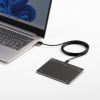 タッチパッド（有線・振動機能・USB・トラックパッド・薄型・高精度・スクリーンキーボード・ジェスチャー機能・Windows専用・6インチ・Mサイズ・ガンメタ）
