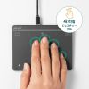タッチパッド（有線・振動機能・USB・トラックパッド・薄型・高精度・スクリーンキーボード・ジェスチャー機能・Windows専用・6インチ・Mサイズ・ガンメタ）