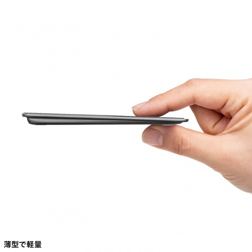 タッチパッド（有線・振動機能・USB・トラックパッド・薄型・高精度・スクリーンキーボード・ジェスチャー機能・Windows専用・7インチ・Lサイズ・ガンメタ）