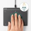 タッチパッド（有線・振動機能・USB・トラックパッド・薄型・高精度・スクリーンキーボード・ジェスチャー機能・Windows専用・7インチ・Lサイズ・ガンメタ）