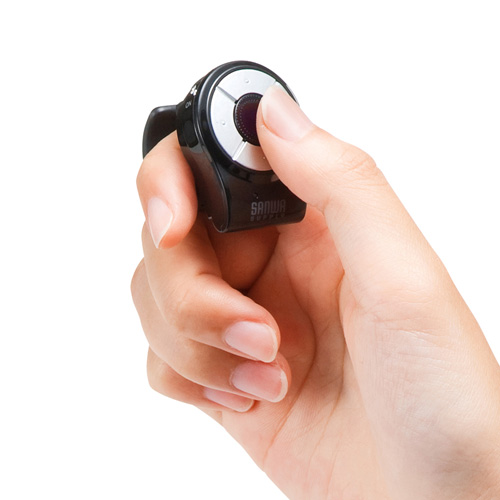 リングマウス（指輪マウス・5ボタン・ボタン割り付け・プレゼンテーション・カウント切替・充電式）