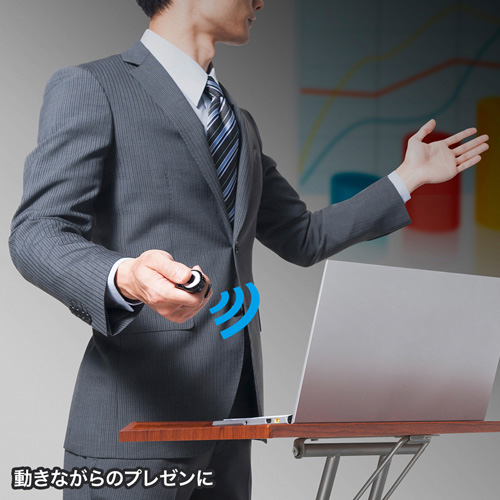 リングマウス（指輪マウス・5ボタン・ボタン割り付け・プレゼンテーション・カウント切替・充電式）