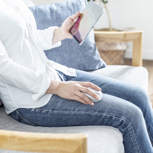 ワイヤレスマウス(Bluetooth・充電式・おすすめ・おしゃれ・人気・静音・5ボタン・ホワイト） MA-WBBS519W サンワサプライ