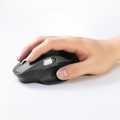 ワイヤレスマウス（高速スクロール・サイド / チルトホイール・Bluetooth・無線・静音・6ボタン・マルチペアリング・カウント切り替え・左右スクロール・割り当て設定・戻る・進む）