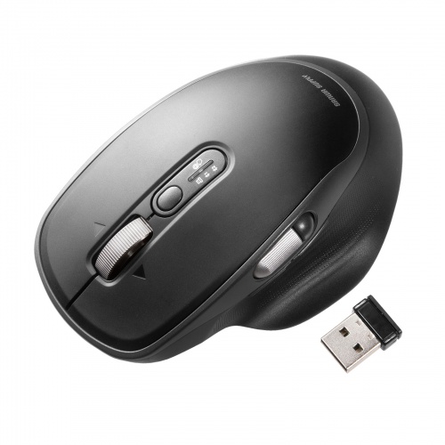 ワイヤレスマウス（高速スクロール・サイド / チルトホイール・Bluetooth・無線・静音・6ボタン・マルチペアリング・カウント切り替え・左右スクロール・割り当て設定・戻る・進む）