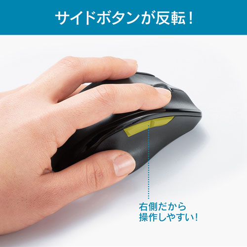 静音ワイヤレスマウス（無線・2.4G・ブルーLED・3ボタン・DPI切替・電池式・超小型・ホワイト・サンワサプライ）