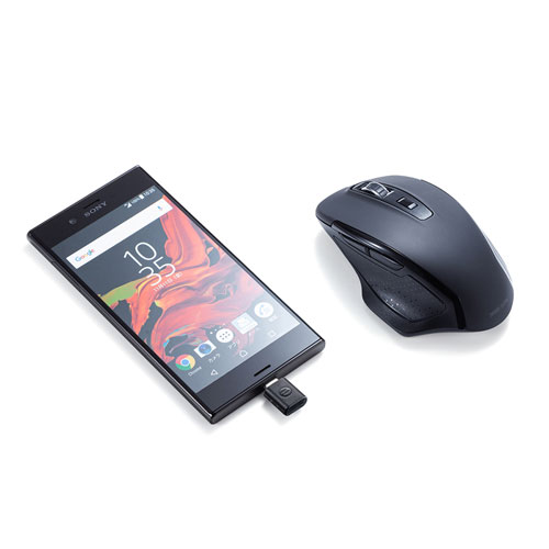 静音ワイヤレスマウス｜USB/タイプC両対応・レシーバー・電池式