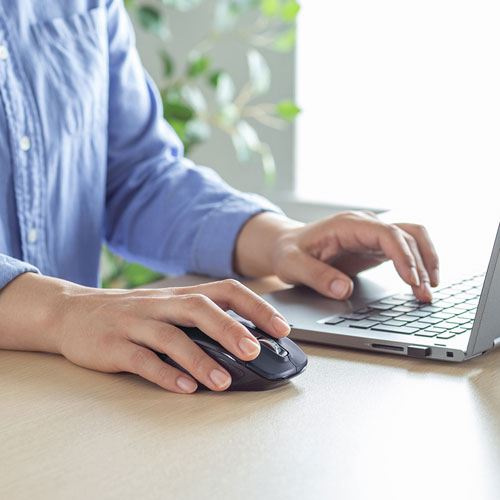 静音ワイヤレスマウス｜USB/タイプC両対応・レシーバー・電池式