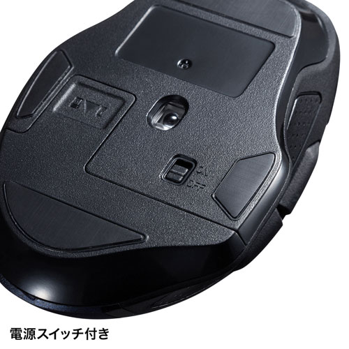 静音ワイヤレスマウス(USB・TYPE-C・ブルーLED・5ボタン・DPI