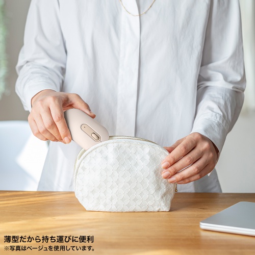 ワイヤレスマウス（無線・2.4GHz・ブルーLED・静音・薄型小型・持ち運び・かわいい・3ボタン・左右対称・DPI切替・グリーン）