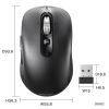 ワイヤレスマウス（チルトホイール・高速スクロール・2.4GHz・無線・静音・5ボタン・ブルーLED・カウント切り替え・左右スクロール・Mac対応・戻る・進む）