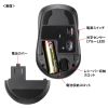ワイヤレスマウス（チルトホイール・高速スクロール・2.4GHz・無線・静音・5ボタン・ブルーLED・カウント切り替え・左右スクロール・Mac対応・戻る・進む）