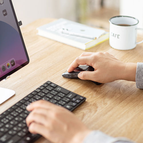 【アウトレット･訳あり・セール】静音Type-Cワイヤレス IR LEDマウス（5ボタン・薄型）