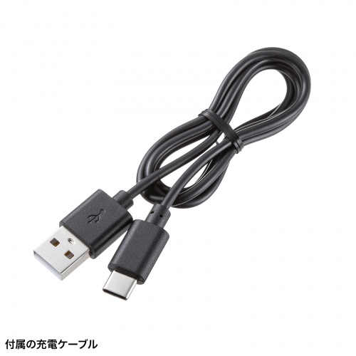 マウス（薄型・USB Aワイヤレス・3ボタン・USB充電式・IRセンサー・折りたたみ式・マルチペアリング対応・ポーチ付き・ブラック）