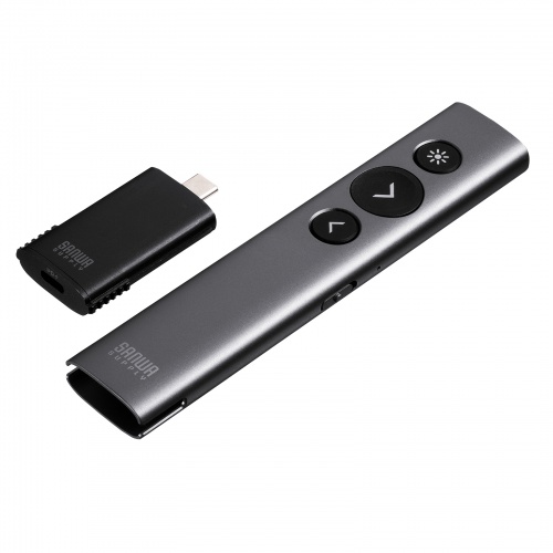 プレゼンテーションマウス（ワイヤレスプレゼンター・C-HDMI変換アダプタ付き・4K/60Hz・PD100W・PowerPoint・windows・mac）