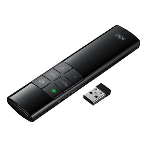 レーザーポインター（緑・グリーンレーザー・プレゼンテーション・マウス操作対応・タイマー機能付き）