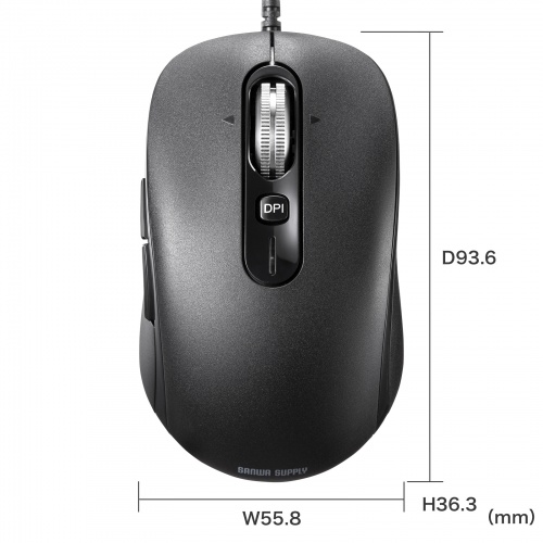 【武山様限定】マウス 2.4GHz/Bluetoothワイヤレス ブルーLEDコンボマウス（レッド