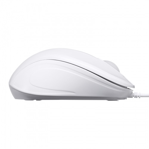 抗菌 有線マウス（静音・USBマウス・ブルーLED・3ボタン・USB A接続・ホワイト）MA-YBSK315W