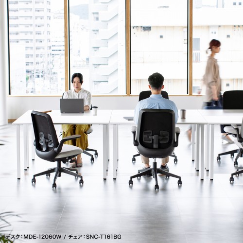 フリースタイルデスク(ホワイト・幅1000×奥行き600×高さ720mm)